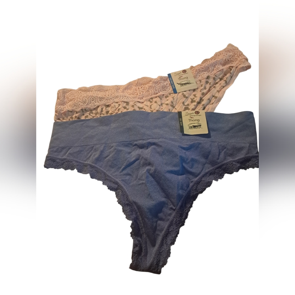 Secret Treasures Pair Of Thong Panties Size 3X